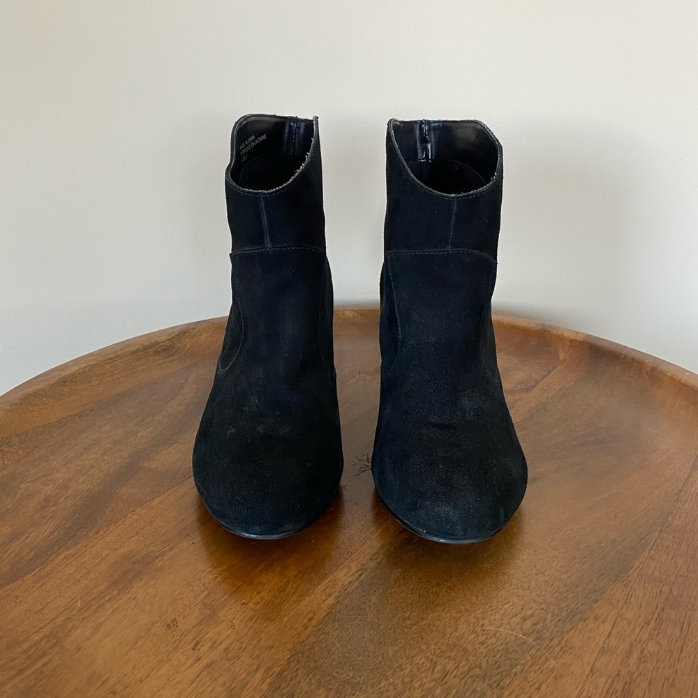 ECOTE BLACK SUEDE BOOTIES